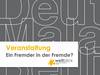 Ein Fremder in der Fremde?-1